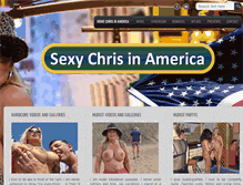 Tablet Screenshot of chrisinamerica.com